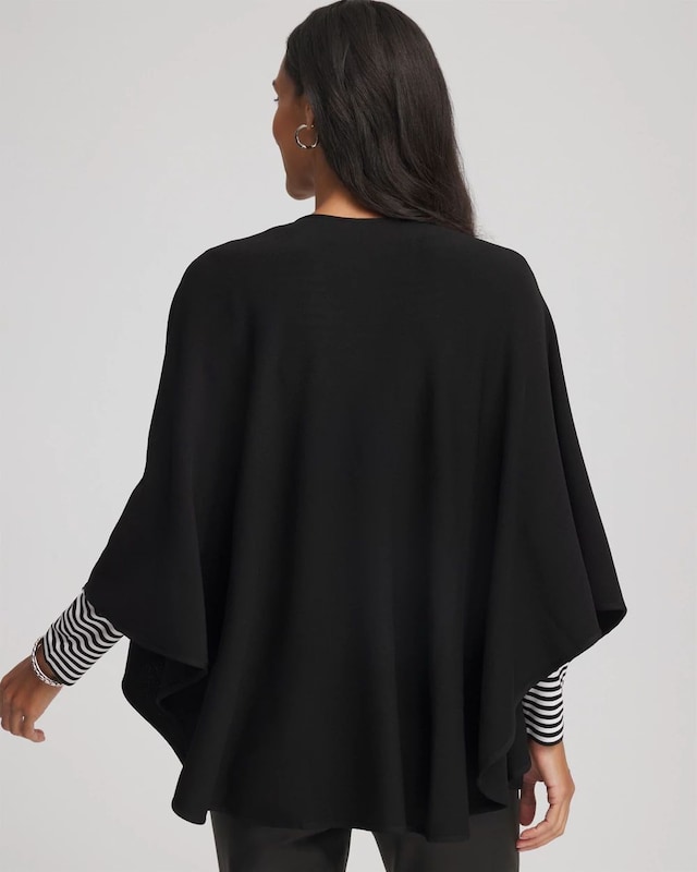 Crepe Open-Front Ruana - image 3